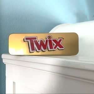 Twix Candy Bar Tin with Lid on a hinge